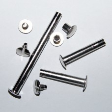 10mm Nickel Plated Metal Binder Screw (Pkt 100)