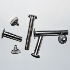 7mm Black Zinc Plated Metal Binder Screw (Pkt 100)